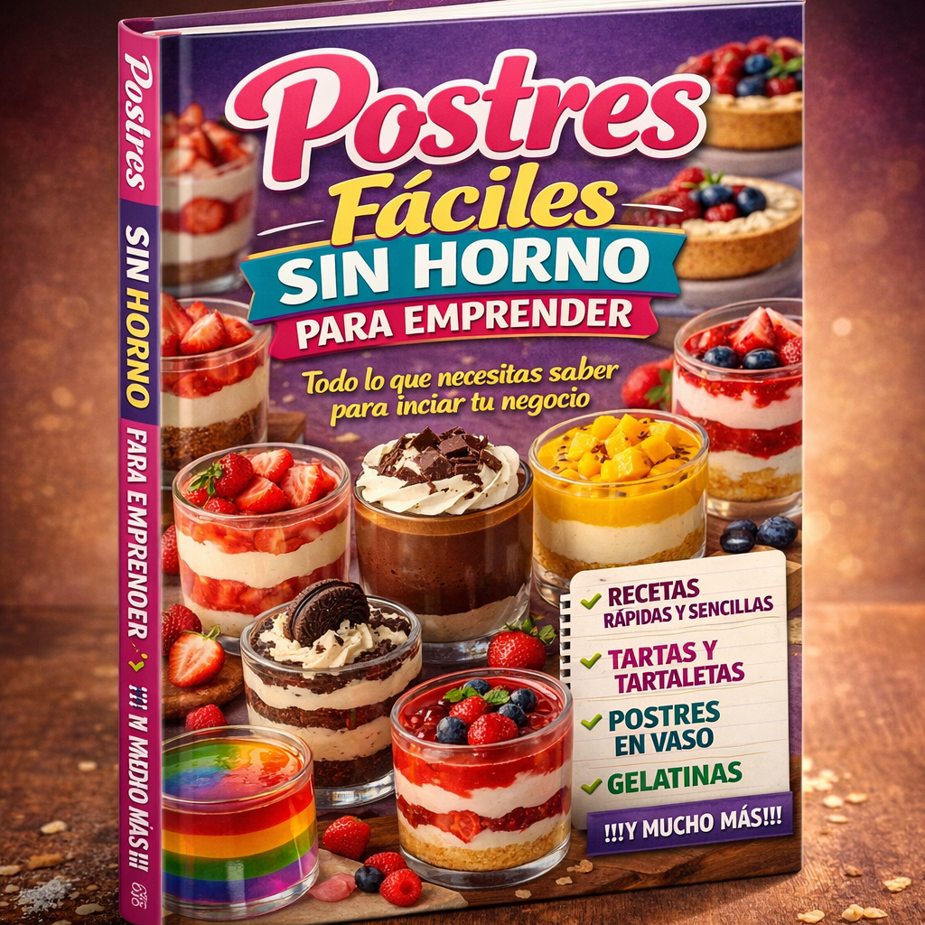 Dulces sin Horno: el método fácil para emprender desde casa sin experiencia